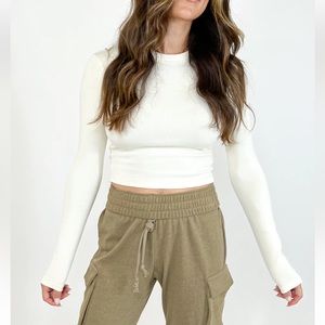 Talulah crop long sleeve
